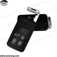 Boîtier de clé intelligente en gros 4/5 + 1 coque de bouton pour clés de véhicule Volvo sans logo