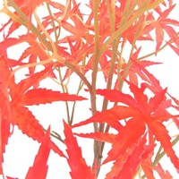 Feuille naturelle d'érable artificielle bonsaï arbre feuilles de soie résistant aux UV plante d'extérieur résistante aux intempéries pour la décoration de paysage de bureau