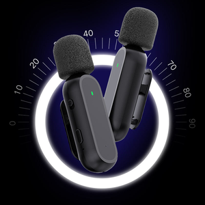 Micrófono Lavalier inalámbrico K61 con estuche de carga tipo C Cancelación de ruido para transmisión en vivo Grabación de video Entrevistas y Vlogs - Product Image 3