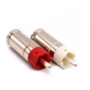 Male RCA Coaxial Jack YIVO XSSH Audio HIFI High End Quality Hifi DIY 9mm Silver Plated Brass Copper RCA Plug Audio Connector