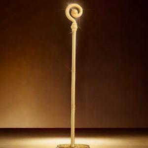 Accessoires de costume d'évêque Crozier extensible doré personnel pharaon sceptre egypte accessoires de <span class=keywords><strong>film</strong></span> - Product Image 1