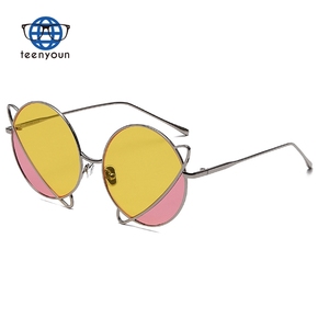 Женские солнцезащитные очки в металлической оправе - Product Image 3