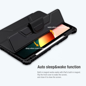 <span class=keywords><strong>Funda</strong></span> de Cuero con Tapa Magnética y Soporte <span class=keywords><strong>para</strong></span> Lápiz <span class=keywords><strong>para</strong></span> <span class=keywords><strong>Xiaomi</strong></span> <span class=keywords><strong>Mi</strong></span> <span class=keywords><strong>Pad</strong></span> 6 / <span class=keywords><strong>5</strong></span> Pro 11.0\", Nillkin Armor Slide, Protección Total de la Cámara - Product Image 3