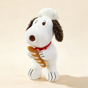 Chef <strong>Snoopi</strong> Plush <strong>Toy</strong>, Cute Cartoon Dog Stuffed Doll with Kitchen Theme, Gift Wholesale for Resale - Product Image 4