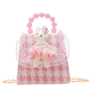 Bolso Bandolera y de Hombro Estilo Coreano para Bebés, Diseño de Princesa, Cadena Cuadrada, <span class=keywords><strong>Dibujos</strong></span> <span class=keywords><strong>Animados</strong></span> de Conejitos, Unisex para Niños Pequeños - Product Image 5