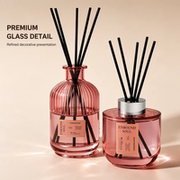 Diffuseur à bâtonnets de parfum bien-être, collection Maiden, huiles essentielles végétales naturelles, personnalisable avec marque privée, pour la maison