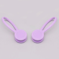 Organisateurs en silicone à couverture complète avec aimants super puissants Attaches de câble magnétiques réutilisables en silicone