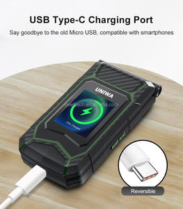 Téléphone portable pliable pour seniors à <span class=keywords><strong>double</strong></span> écran, grandes touches, son fort, numérotation rapide, <span class=keywords><strong>double</strong></span> carte <span class=keywords><strong>SIM</strong></span>, batterie 2000 mAh - Product Image 4