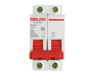Disjoncteur miniature 100 % neuf DZ47s Type C 2P 10A 400V AC 6kA Courbe DIN Rail Mount MCB pour usage domestique et industriel - Product Image 2