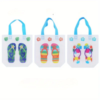 Pantoufles de plage écologique Logo personnalisé chiffons de vêtement non-tissé réutilisable sacs fourre-tout d'épicerie sac non tissé
