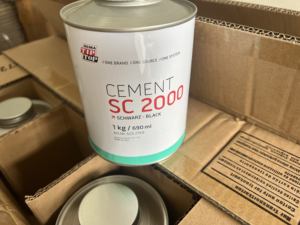 SL TIPTOP SC 2000 Cemento Negro con Endurecedor ER-42, 1 kg, Adhesivo de Reparación de Caucho de Grado Industrial para Neumáticos y Correas Industriales - Product Image 5