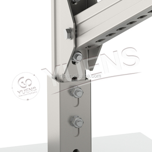 Support de montage au sol pour panneaux solaires photovoltaïques en acier galvanisé Yuens 1 MW, nouvelle conception pour système de structure agricole GP-3C, supports universels - Product Image 4