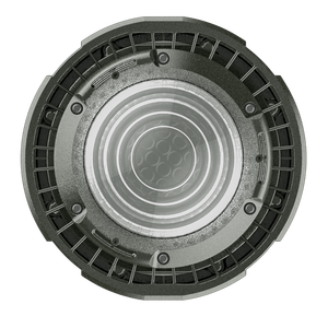 Projecteur LED antidéflagrant 150W à haute luminosité avec certification ATEX, corps en aluminium, indice de protection IP66 pour les industries dangereuses - Product Image 4