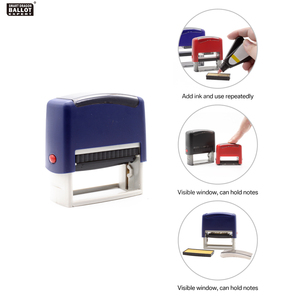 Con dấu tự động bằng nhựa chất lượng cao, kích thước nhỏ hoặc lớn, in logo cá nhân, dùng cho văn phòng, màu sắc tùy chỉnh - Product Image 2