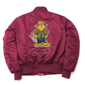 DAFEILI Giacca Varsity da Uomo Autunno Inverno, Stile Vintage Americano Retrò, Marca Trendy, Ricamata, Collo Alto, Antivento, Chiusura Frontale con Cerniera - Product Image 3