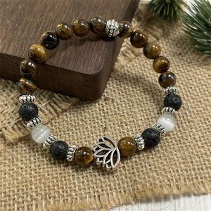 Bracelet en pierre naturelle avec perles de verre colorées pour l'équilibre émotionnel – Meilleure vente, sans intermédiaire, service d'étiquetage SKU - Product Image 2