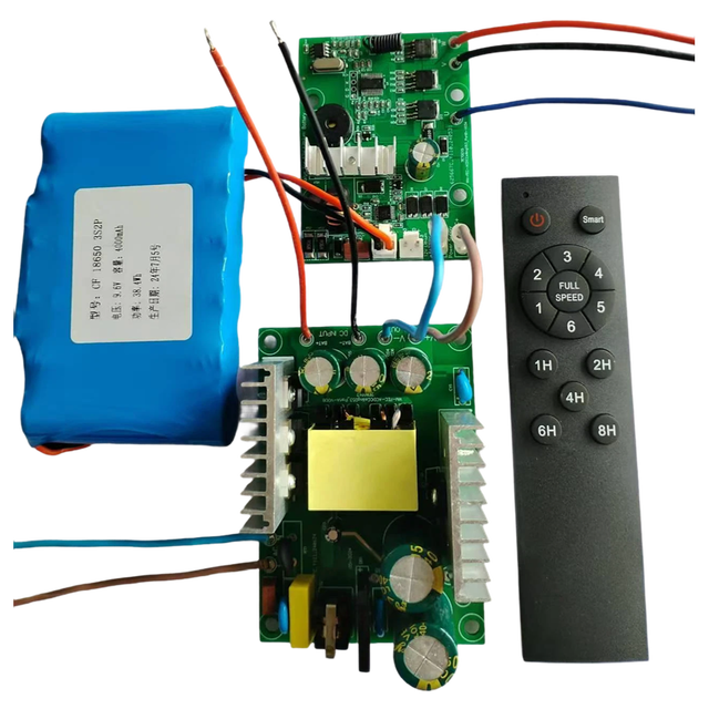 Equipped With Charging DC Brushless Motor Control Board PCBA/Solar Ceiling Fan Circuit Board BLDC