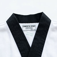 Tenue de compétition de Taekwondo en tissu polyester-coton, uniforme d'arts martiaux pour adultes et enfants, Dobok d'entraînement, logo personnalisé OEM