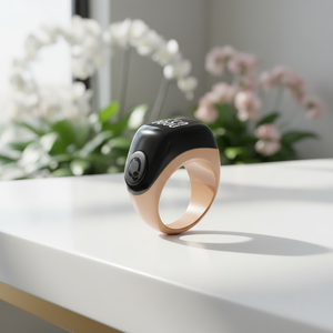 Bague connectée <span class=keywords><strong>de</strong></span> prière islamique Zikr avec rappel <span class=keywords><strong>5</strong></span> fois par jour, alertes vibrantes, fonction <span class=keywords><strong>de</strong></span> comptage <span class=keywords><strong>des</strong></span> pas et <span class=keywords><strong>des</strong></span> calories - Product Image 1