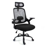 Vente en gros de chaises de bureau à dossier haut ergonomiques en maille respirante
