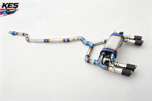 Sistema de Escape Catback Valvetronic de Titanio KES para <span class=keywords><strong>BMW</strong></span> Serie 3 F30 F35 <span class=keywords><strong>316i</strong></span> 318i 320i 328i 330i 2.0T N20 B48, Silenciador de Alto Rendimiento para Carreras - Product Image 3