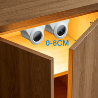 Interrupteur à capteur double porte 5V/12V/24V/36V pour éclairage de placard et armoire, qualité garantie 8 ans, contrôle individuel 1512