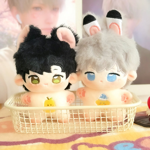 10cm dessin animé coton poupée personnalisé en peluche porte-clés pendentif personnalisé idole personnage peluche Animal en peluche jouet Kpop main poupée - Product Image 4