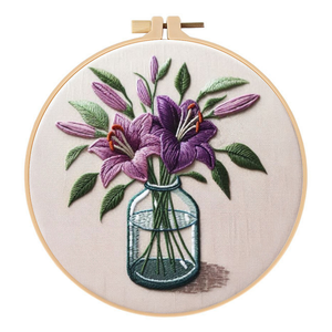 <span class=keywords><strong>Set</strong></span> jahit bordir jamur musim gugur Kit jahit silang DIY lukisan dekorasi rumah buatan tangan Semi selesai untuk kerajinan kain tekstil - Product Image 1