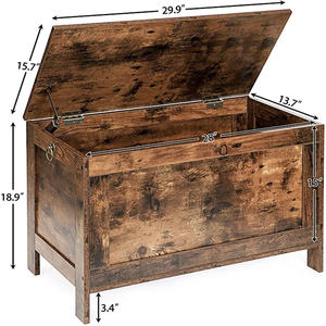 Boîte à jouets <span class=keywords><strong>en</strong></span> <span class=keywords><strong>bois</strong></span> <span class=keywords><strong>en</strong></span> gros <span class=keywords><strong>Coffre</strong></span> de rangement <span class=keywords><strong>en</strong></span> <span class=keywords><strong>bois</strong></span> avec charnière de sécurité Grande boîte de rangement pour <span class=keywords><strong>coffre</strong></span> à jouets - Product Image 3