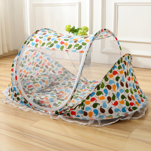 Grande moustiquaire portable pliante pour bébé installation gratuite avec coussin de couchage oreiller moustiquaire super douce pour bébé moustiquaire - Product Image 5