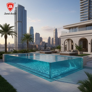 Lembaran Akrilik Jumei Cast 93% Transmisi Cahaya Tinggi Transparan Tahan UV untuk Luar Ruangan Tebal 100mm Dapat Dipotong Bersertifikasi ISO9001 CE - Product Image 1