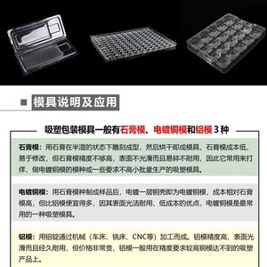 Custom Made Pvc Pet Pp <b>Ps</b> Pc Blister Packaging Tray Vacuum Forming Durable For Gift Box Inner Tray - Product Image 3