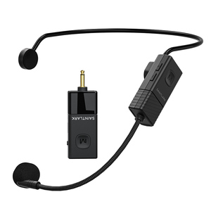 Venta al por mayor Mini Micrófono Auricular Condensador Universal Micrófono Inalámbrico Cancelación de Ruido Portátil Maestros Iglesia Uso al Aire Libre - Product Image 1