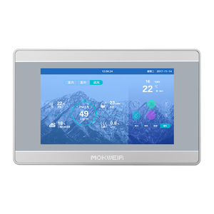 MOKWEIR หน้าจอสัมผัส HMI MK3370C ขนาด 7 นิ้ว ความละเอียด 800x480 การสื่อสาร RS-485/WiFi วัสดุ ABS/PC สำหรับควบคุมอุตสาหกรรม - Product Image 3
