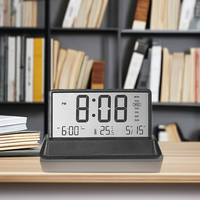 Nouvel Réveil Créatif et Frais, Horloge Électronique Simple et Transparente, Horloges Multifonctionnelles pour la Maison