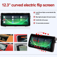 Autoradio tactile Android 12,3 pouces pour lecteur DVD, navigation GPS, écran de climatisation pour Land Rover Evoque L538 2014-2018