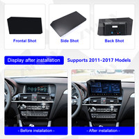 ZWNAV 12.9 pouces écran Android 13 Carplay pour BMW X3 X4 2011-2017 autoradio GPS Navi lecteur multimédia voiture stéréo plus grand écran