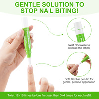 Soin des ongles de marque privée, stylo sérum pour arrêter de se ronger les ongles, liquide naturel et amer de longue durée pour enfants