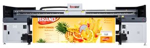 Locor impresión UV estiramiento techo película retroiluminada Banner máquina de impresión 1,8 m 3,2 M Konica Head UV híbrido impresora Plotter - Product Image 3