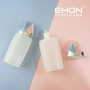 ขวดพลาสติกคุณภาพสูงราคาประหยัด ขวดรองพื้นเครื่องสำอางแบบเจลซิลิกาผสมกลิตเตอร์ หัวฉีดแบบแหลม พิมพ์ลายด้วยความร้อน - Product Image 2