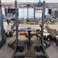 Meilleure Vente Banc de Musculation Commercial 3-en-1 Multi-Position Réglable avec Rails Coulissants pour Presses à Plat, Inclinées et Épaules, Équipement de Gymnastique Robuste en Acier