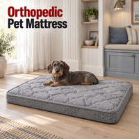 Matelas orthopédique pour chien avec option de hauteur de 8 cm, housse matelassée et emballage personnalisé pour les gammes de produits pour animaux de marque