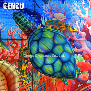 Squalo delfino polpo <span class=keywords><strong>tartaruga</strong></span> cavalluccio marino lanterna di seta personalizzato divertente mare animale lanterna per <span class=keywords><strong>la</strong></span> vendita - Product Image 5