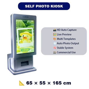 เครื่องรับชำระเงินอัตโนมัติ Ninix สีเงิน-เทา สแตนเลสสตีล สำหรับธุรกิจ พร้อมหน้าจอสัมผัส ความละเอียดสูง รองรับการสแกนอัตโนมัติ รองรับหลายแบบฟอร์ม - Product Image 1