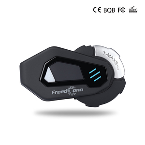 Intercom pour casque de moto FreedConn TMAXS PRO avec radio FM intégrée, interphone de groupe, intercom Bluetooth pour casque - Product Image 1