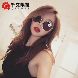 Gafas de sol Qianai unisex con montura ovalada plateada, protección UV400, tipo 3 lentes, material AC, para parejas. - Product Image 4