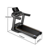 Cardio Fitness Pliant Haute Qualité Machine à Eau Courante Nouveau Design Machine à Tapis Roulant