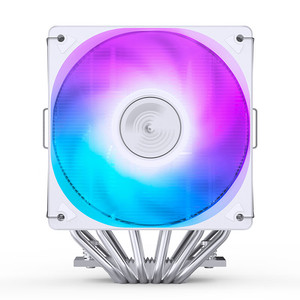 Qiaosibo CR-3000 Dual-Tower Radiator <b>Computer</b> Cpu <b>Fan</b> ARGB White 3pin Alloy Bearing 120mm Desktop 1700 Air Cooling <b>Computer</b> Case - Product Image 4