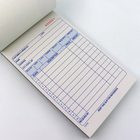 Carnet de factures personnalisé en papier autocopiant NCR pour usage commercial, fabriqué en usine OEM, avec copies duplicata