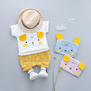 Petits enfants <span class=keywords><strong>dessin</strong></span> <span class=keywords><strong>animé</strong></span> body enfants t-shirt chemise personnalisée impression et uniforme scolaire pantalon vêtements de plongée - Product Image 5